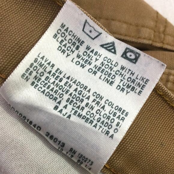 Wrangler Men's Utility Carpenter Flat Front Work Shorts Brown Size 46 - Picture 7 of 10